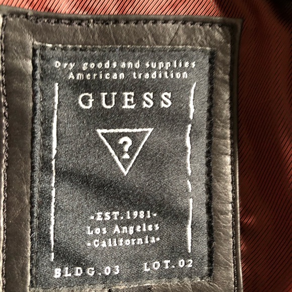 Guess Sherwood Studded Leather Jacket - Picture 4 of 6